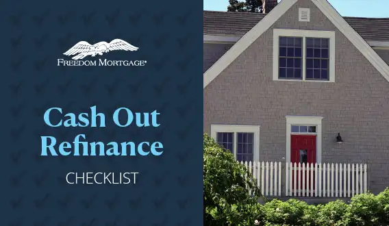 cash out refinance checklist