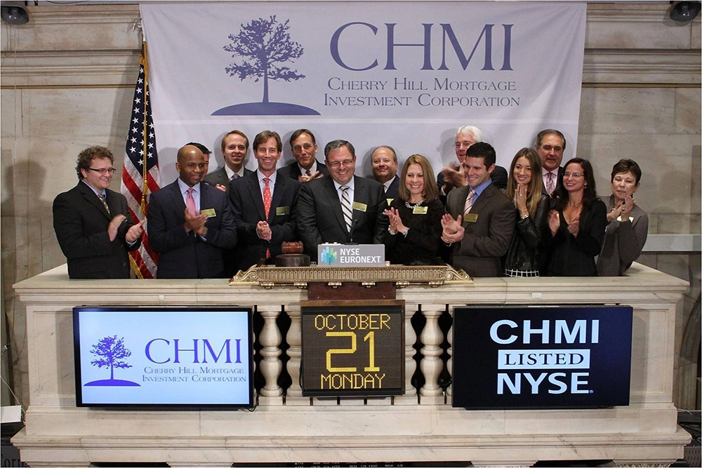 Stan ringing the Opening Bell in 2013 for the public equity offering of Cherry Hill Mortgage Investment Corporation (CHMI), which trades today on the New York Stock Exchange. Stan ringing the Opening Bell in 2013 for the public equity offering of Cherry Hill Mortgage Investment Corporation (CHMI), which trades today on the New York Stock Exchange.