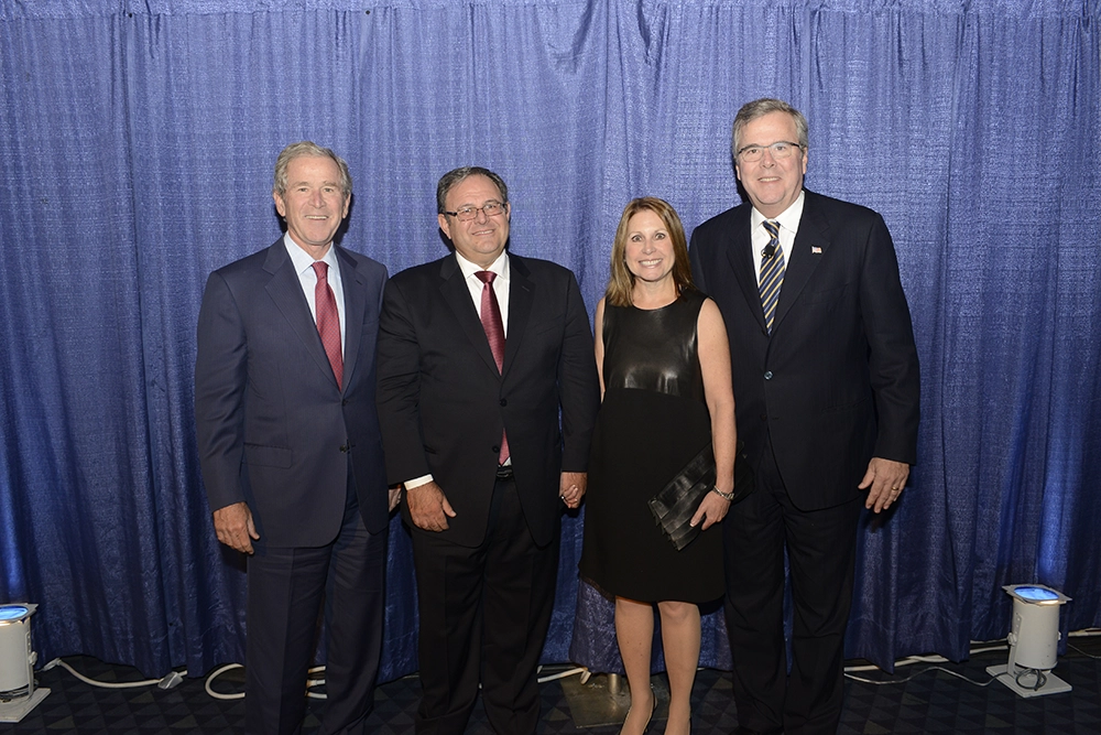 Stan and Roslyn Middleman with former President George W. Bush and former Florida Governor John Ellis "Jeb" Bush Stan and Roslyn Middleman with former President George W. Bush and former Florida Governor John Ellis "Jeb" Bush
